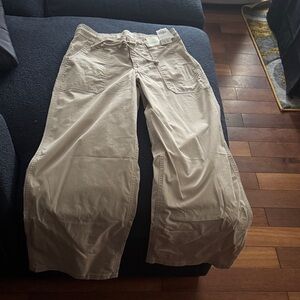 Hollister Women's Tan Wide Leg Pants